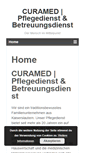 Mobile Screenshot of curamed-pflegedienst.de